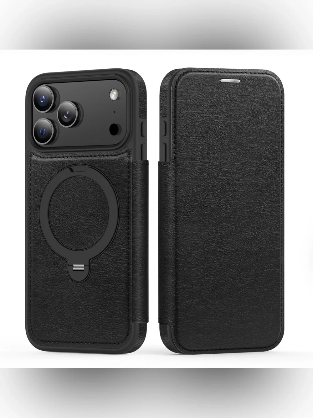 Stand case for iPhone 17 Pro black